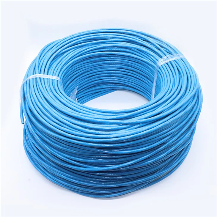 Câble brut en vrac de câble Ethernet Cat6 en cuivre de 305 mètres