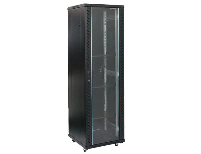 Armoire de réseau de porte en verre M4