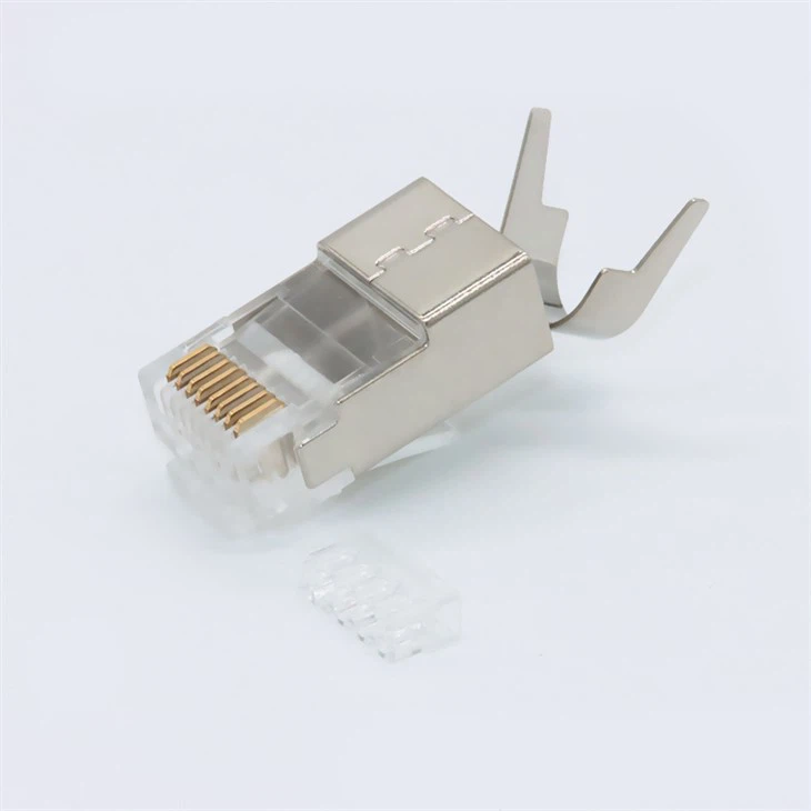 Tail Clamp CAT7 Shielded RJ45 Plug