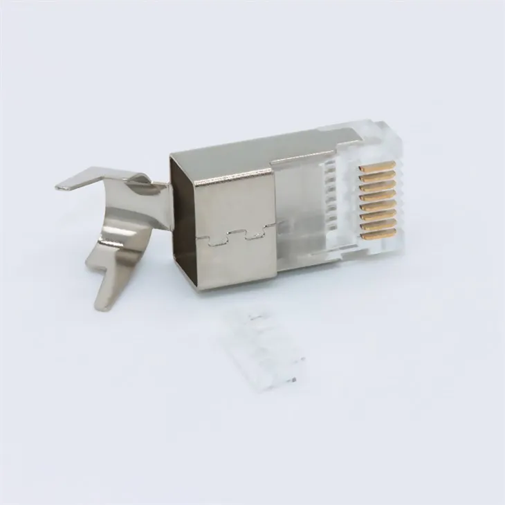 Tail Clamp CAT7 Shielded RJ45 Plug