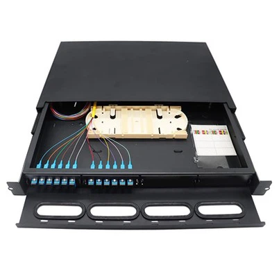 Cadre de distribution optique de type tiroir 1U (ODF)