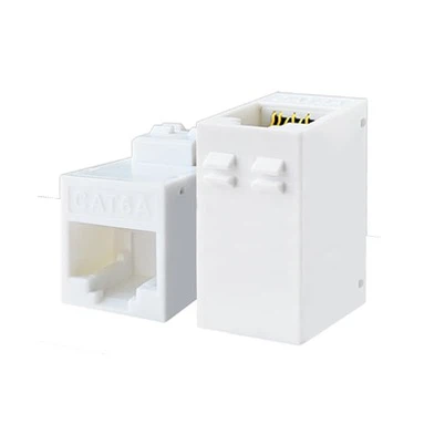 Coupleur en ligne blindé Cat6A, prolongateur Ethernet RJ45