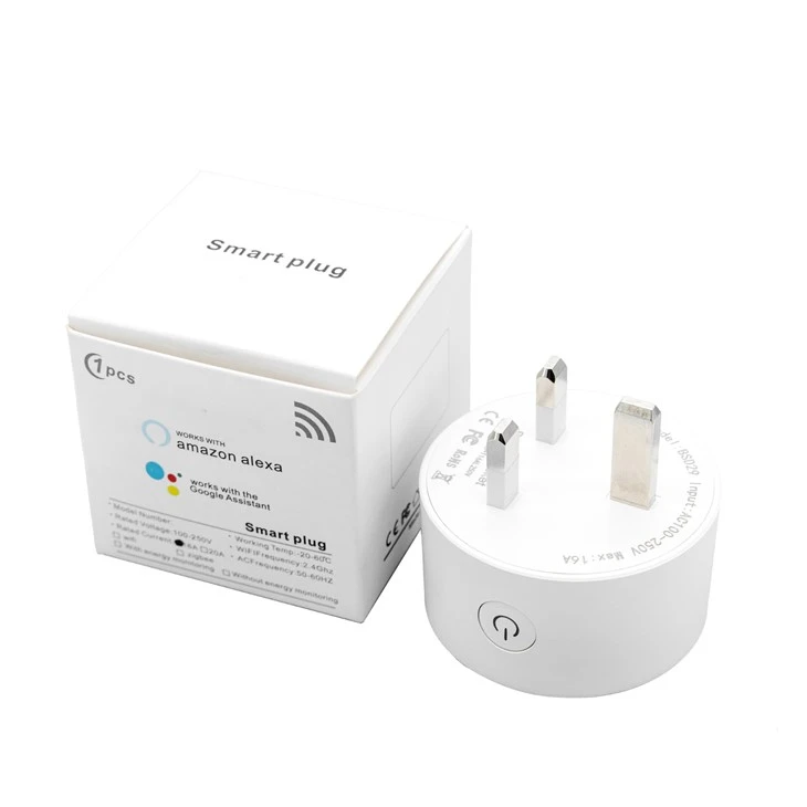 Wi-Fi Enabled Tuya Smart Plug - Voice & App Control,Energy Monitoring