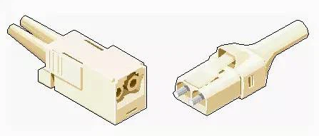 OPTI-JACK type fiber optic connector photo 1 OPTI-JACK type fiber optic connector photo 1