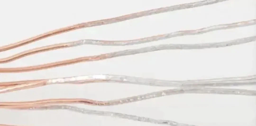 To identify Copper-Clad Aluminum: cut the wire-the inner aluminum appears silvery-white, while the outer copper layer is distinctly yellow. To identify Copper-Clad Aluminum: cut the wire-the inner aluminum appears silvery-white, while the outer copper layer is distinctly yellow.