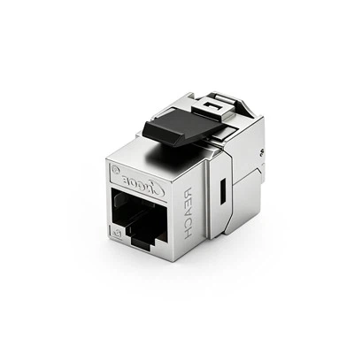 Mini module Jack Keystone Cat6A Cat6A à blindage court