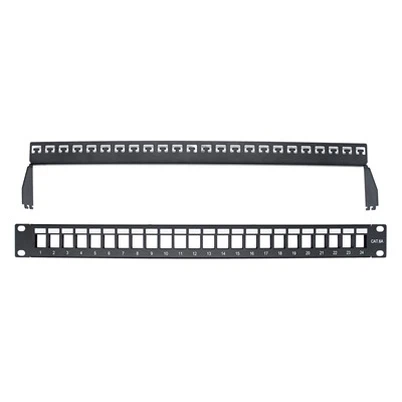 1U 24- Panneau de mise à blindage à port blindé